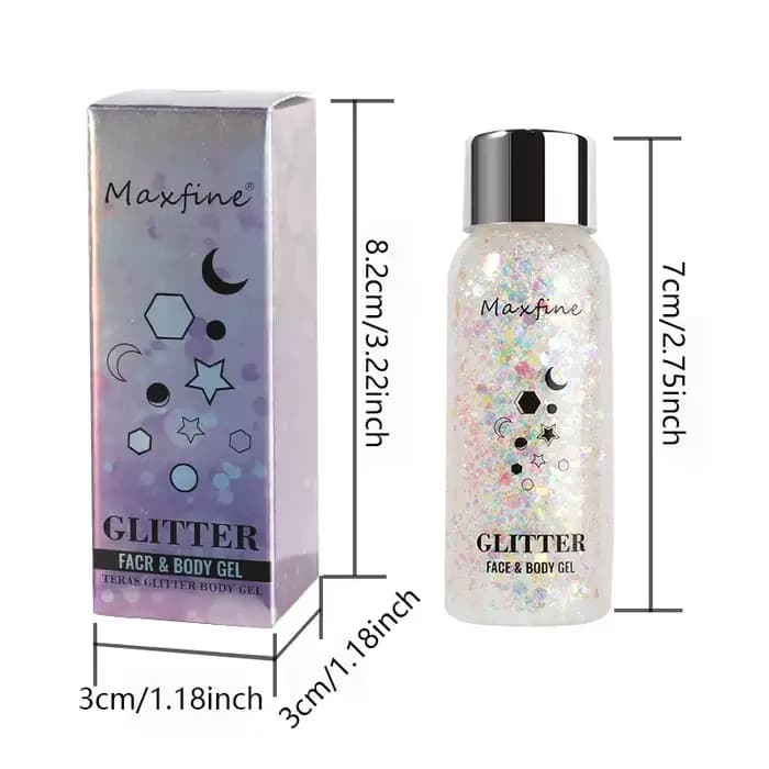 Paillettes pour les yeux, les cheveux et le corps, paillettes multifonctionnelles pour le maquillage, décoration pour les fêtes et les festivals