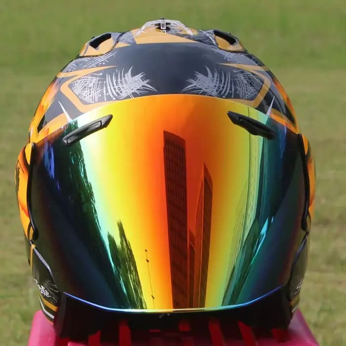 Casque de moto ouvert 3/4 SZ-Ram 3 Golden Knife Guard pour cyclisme