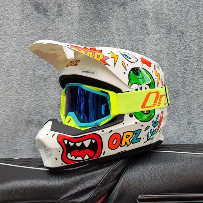 2025 dernier casque de Moto tout-terrain de haute qualité Cascos para Motos ATV VTT vitesse chute DH