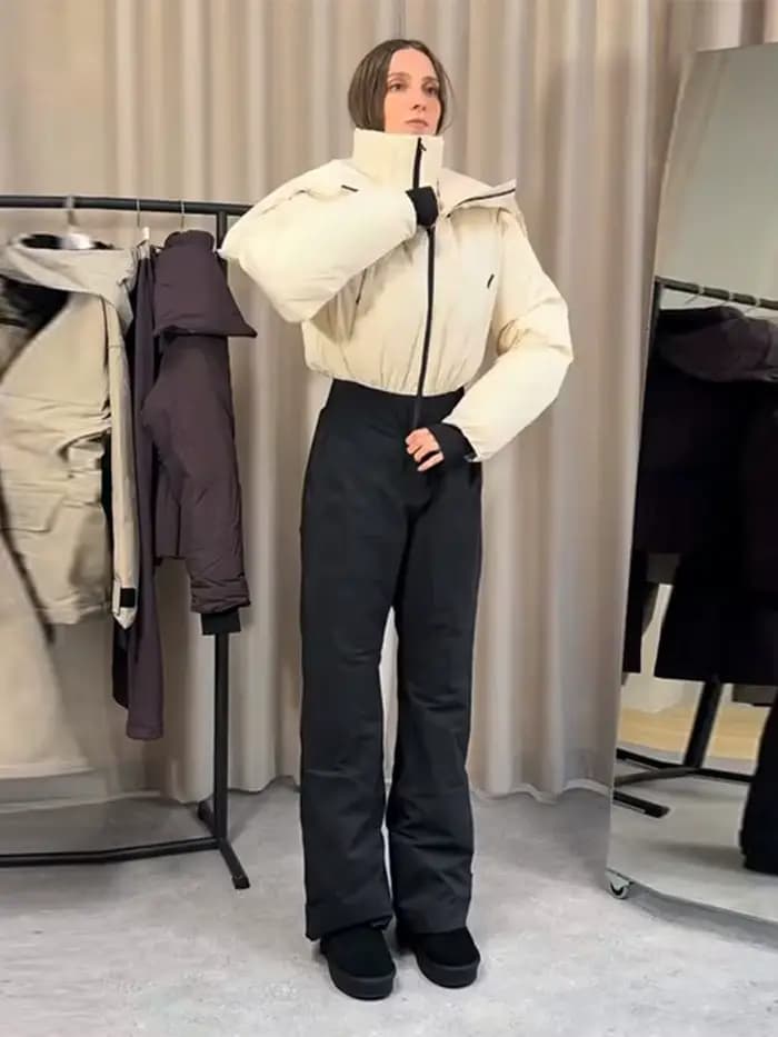 Combinaisons à fermeture éclair mince femmes fourrure à manches longues taille haute ligne mode 2025 automne femme combinaison rue décontracté dames barboteuse