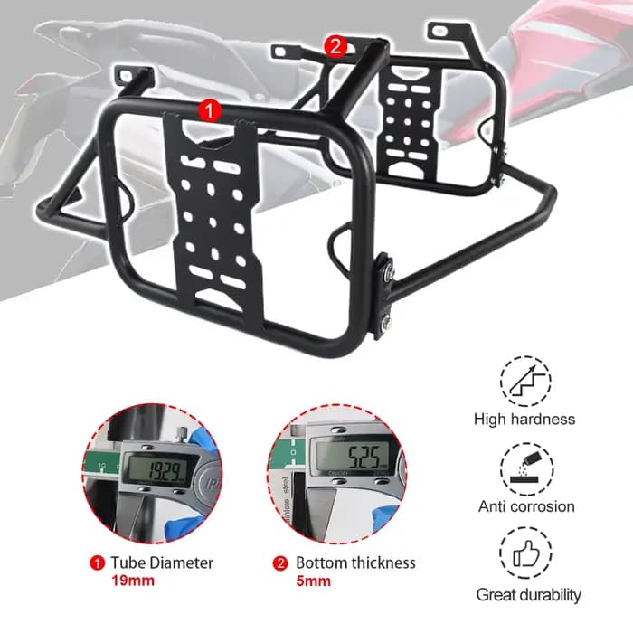 Support de Top Case et de Sacoches Latérales pour Moto Triumph Tiger 900/Rally/GT/Pro 850 Sport 900GT
