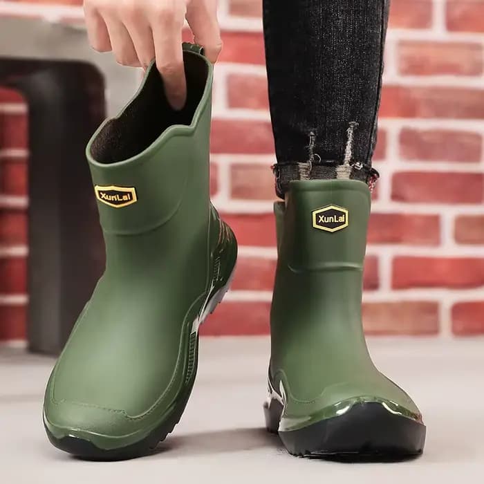 Nouvelles bottes de pluie mi-mollet pour hommes été 2026
