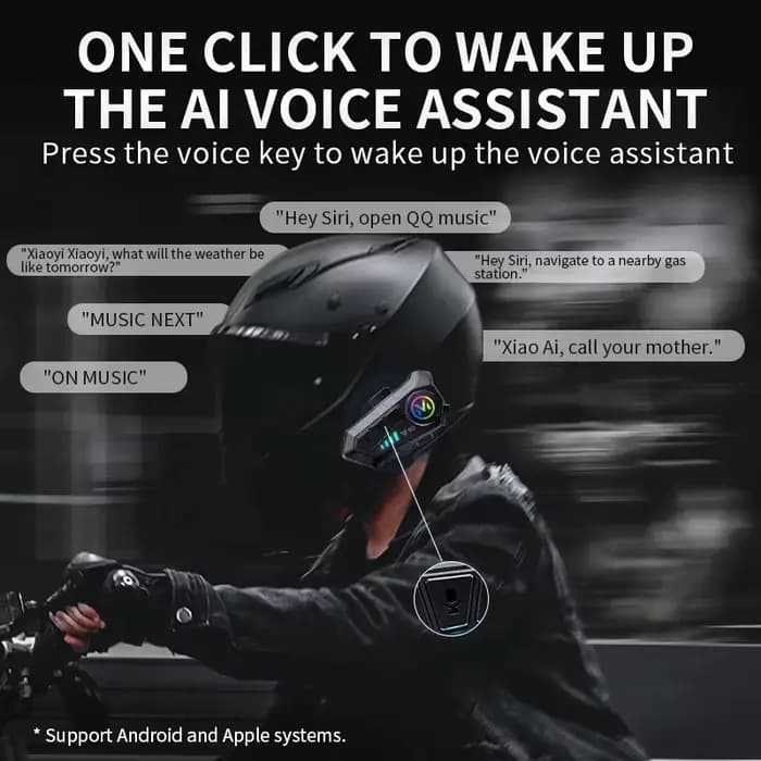Y10 étanche réduction du bruit moto écouteurs casque Bluetooth