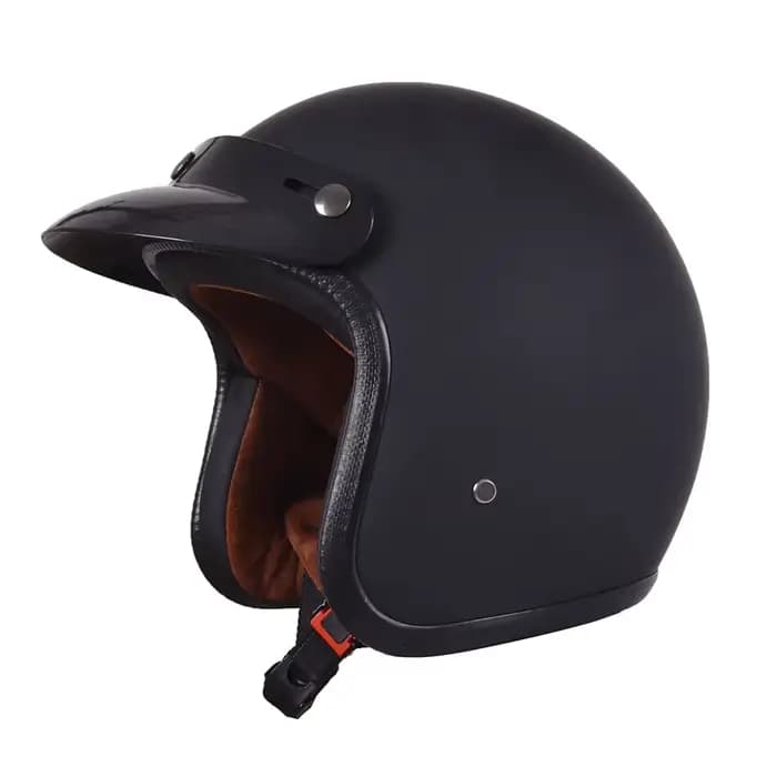 Casque de Moto rétro demi-ouvert Jet accessoires de Motocross Casco