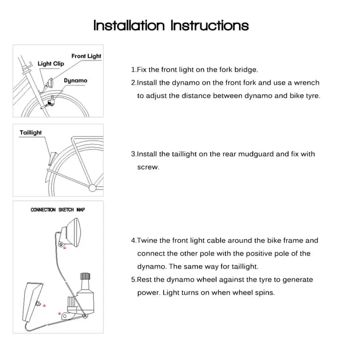 Kit d'éclairage pour scooter