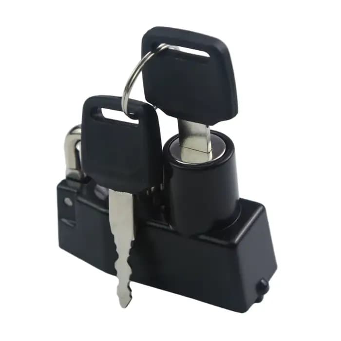 Verrou de casque antivol portable