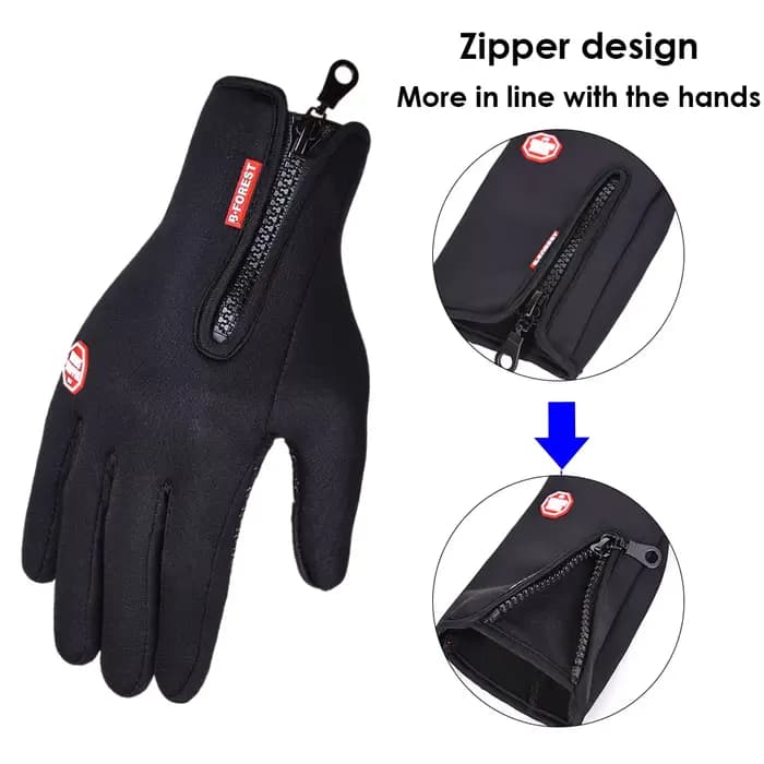 Gants chauds en polaire pour écran tactile
