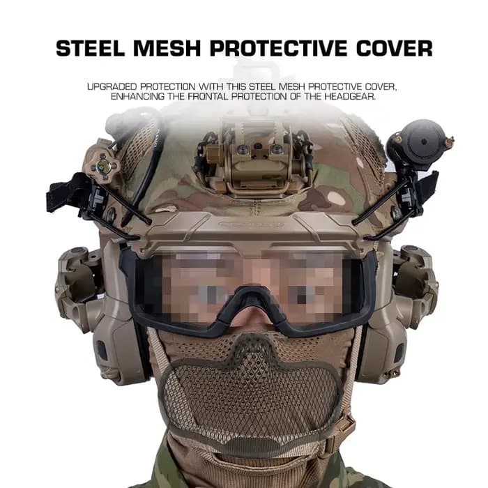 Masque tactique intégral haute élasticité respirant