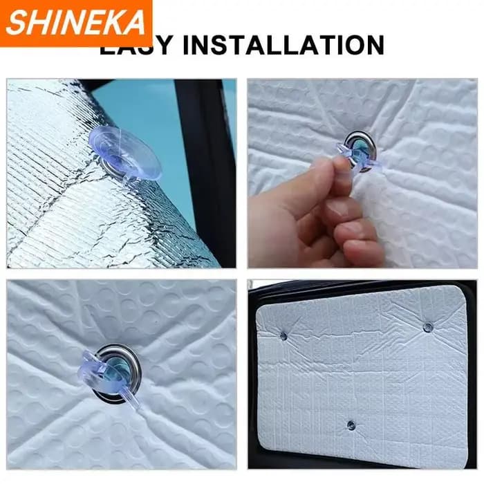 SHINEKA – pare-brise de fenêtre de voiture, couverture de pare-soleil pour Jeep Wrangler JL 2018 2019 2020 2021 2022 2023 2024, accessoires