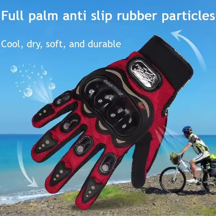Gants anti-chute pour moto d'été