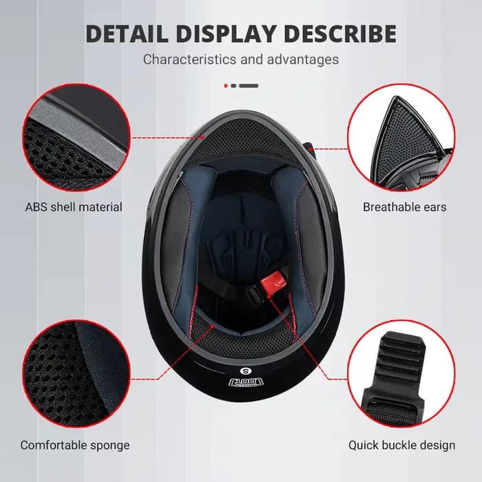 Casque de moto anti-chute pour femme