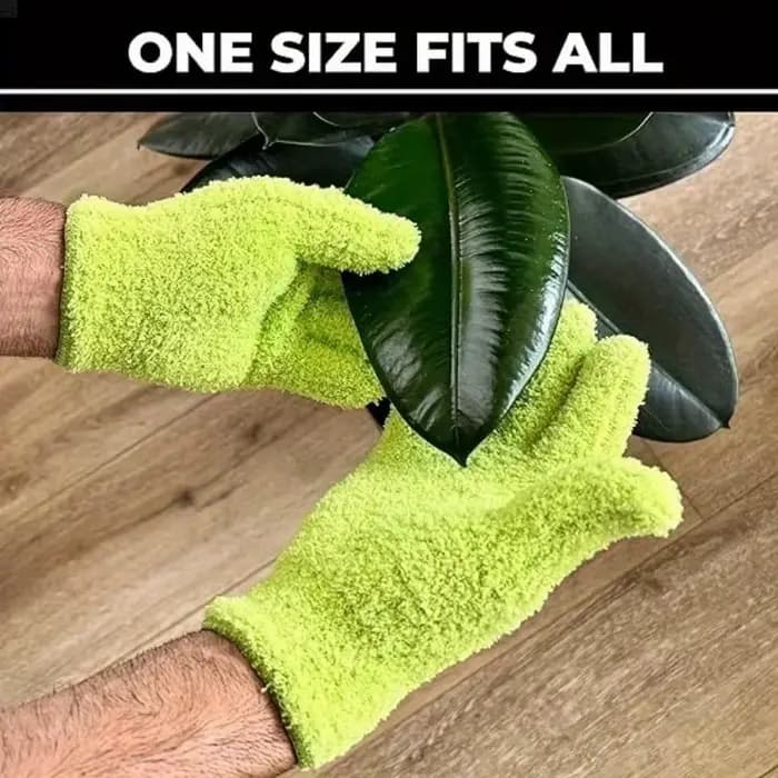 Gants de nettoyage en microfibre