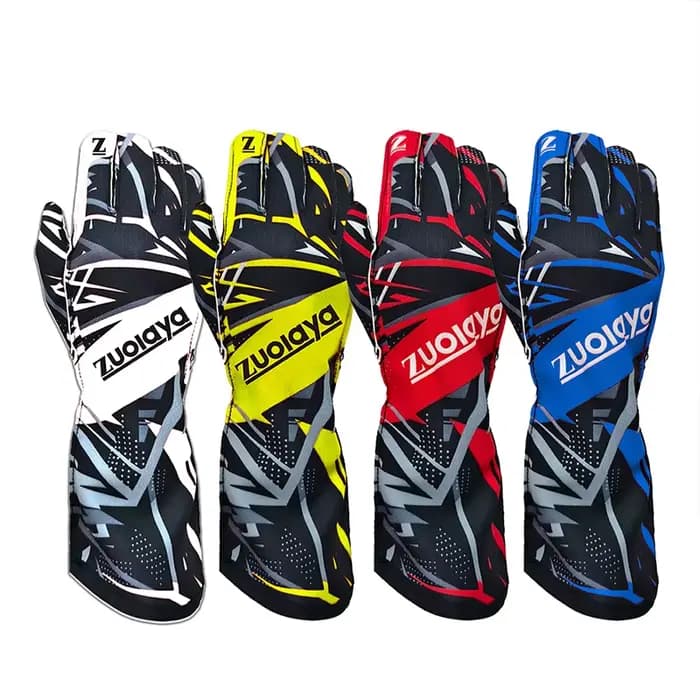 Gants de course longs pour Kart