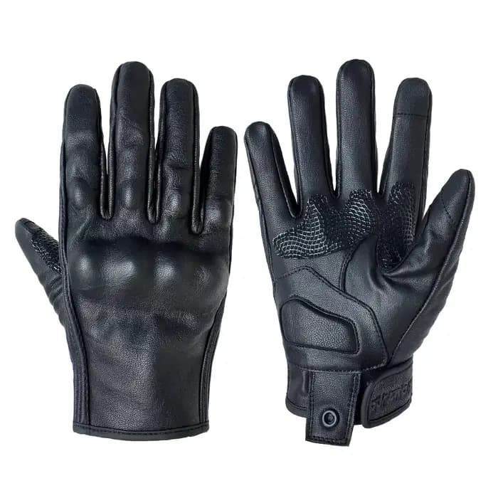 Gants de moto pour femmes XS S M cuir tactile véritable peau de chèvre