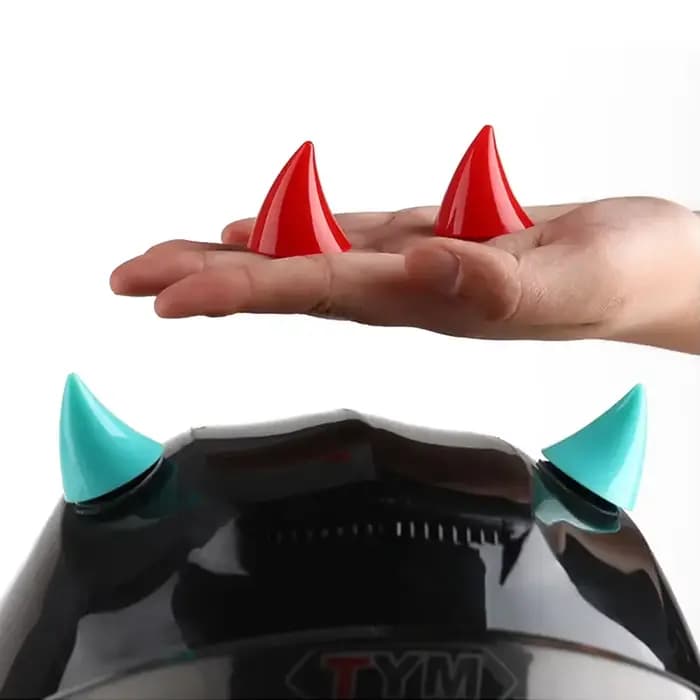 Décoration de casque de moto tout-terrain