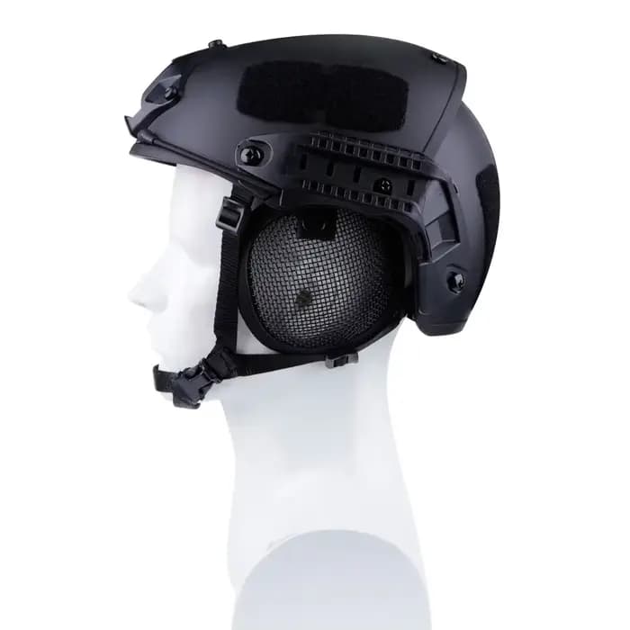 Protection d'oreilles en treillis métallique HB et ensemble de casque FAST – Cache-oreilles
