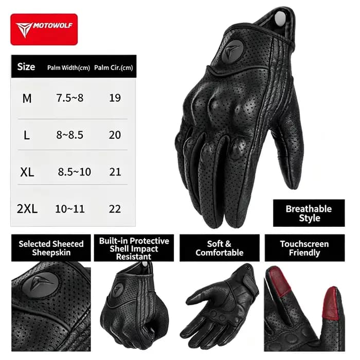 Gants de Moto hommes femmes