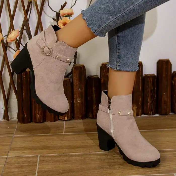 Bottes européennes à lacets pour femmes, chaussures de haute qualité à talons hauts, livraison rapide, nouvelle collection printemps hiver 2024