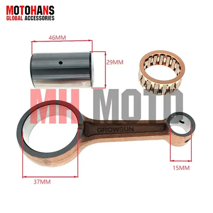 Accessoires de moto de tige de raccordement de vilebrequin pour YAMAHA LIBERO125 YBR 125 125E 125D XTZ125 JYM125 TTR 125