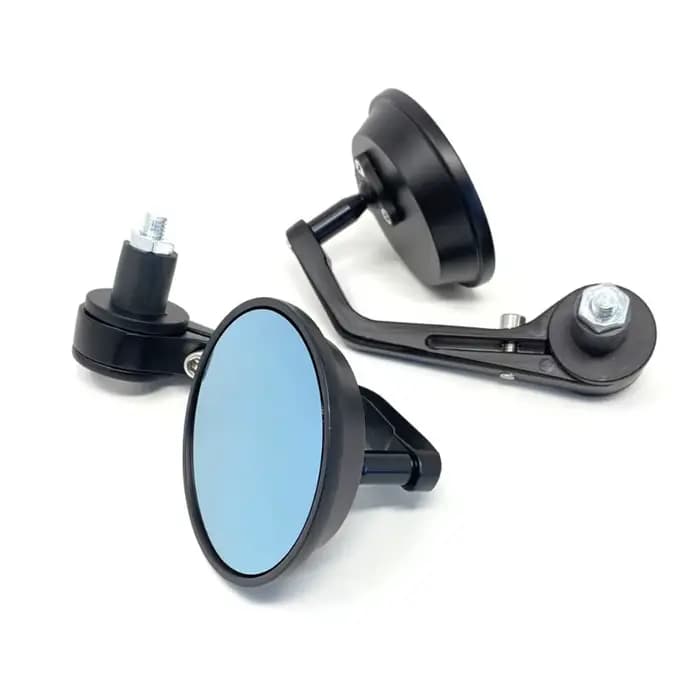 Accessoires de moto, rétroviseurs ronds de 7/8 pouces pour Cafe Racer