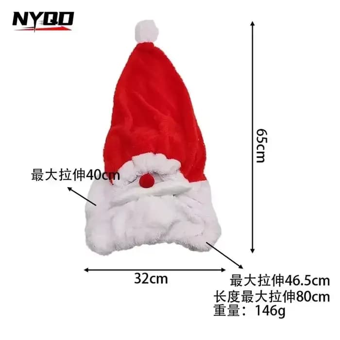 Housse de casque de moto en peluche