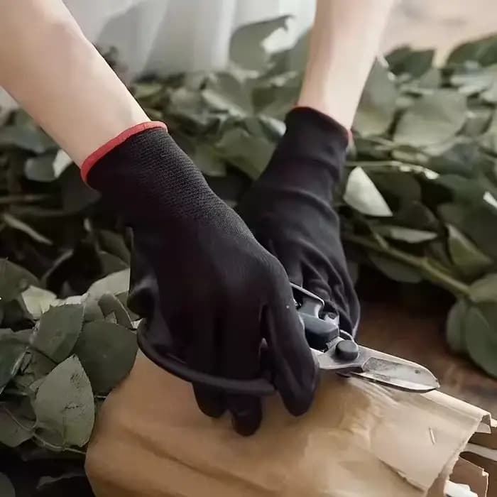 10 paires de gants de sécurité durables – Protection ESD antidérapante, résistante à l'usure pour le jardinage et le travail du bois