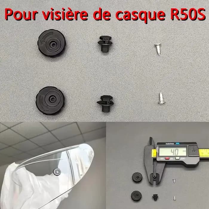 Goupille d'insertion Anti-buée universelle pour AGV SHOEI K1 K5 X14 Z7 Z8 CWR1 CWRF NXR