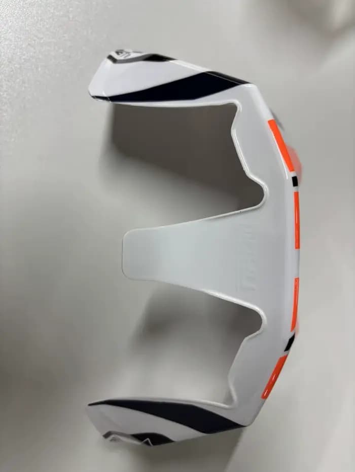 Spoiler arrière non original pour casque ARAI 2025 Manx T/T TT