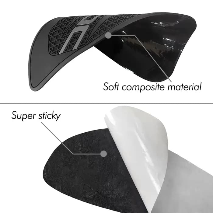 Coussinet de réservoir latéral pour moto