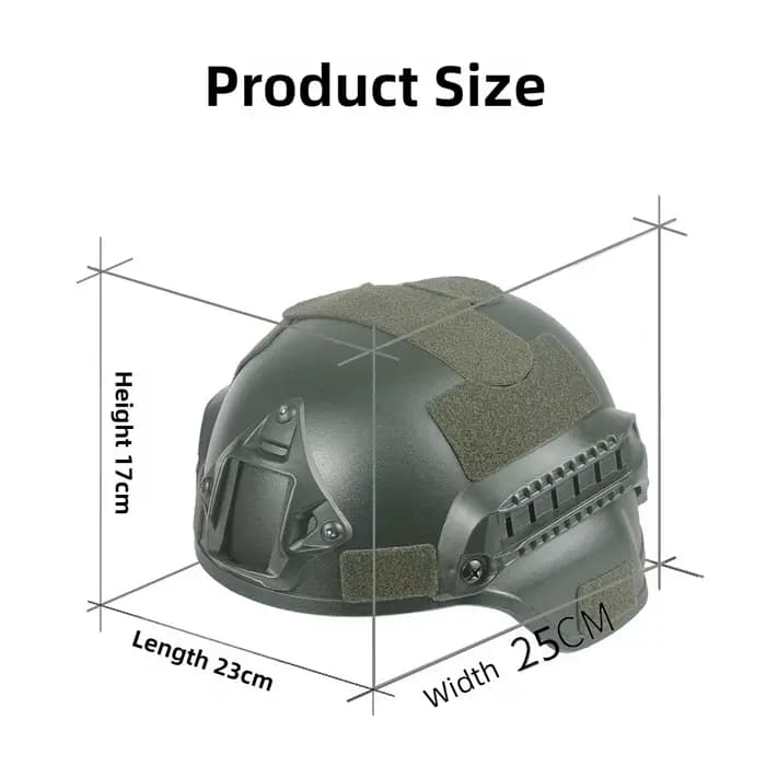 Moto tactique MICH Rail militaire Sports de plein air CS MICH2000 équitation casque de protection rapide Airsoft
