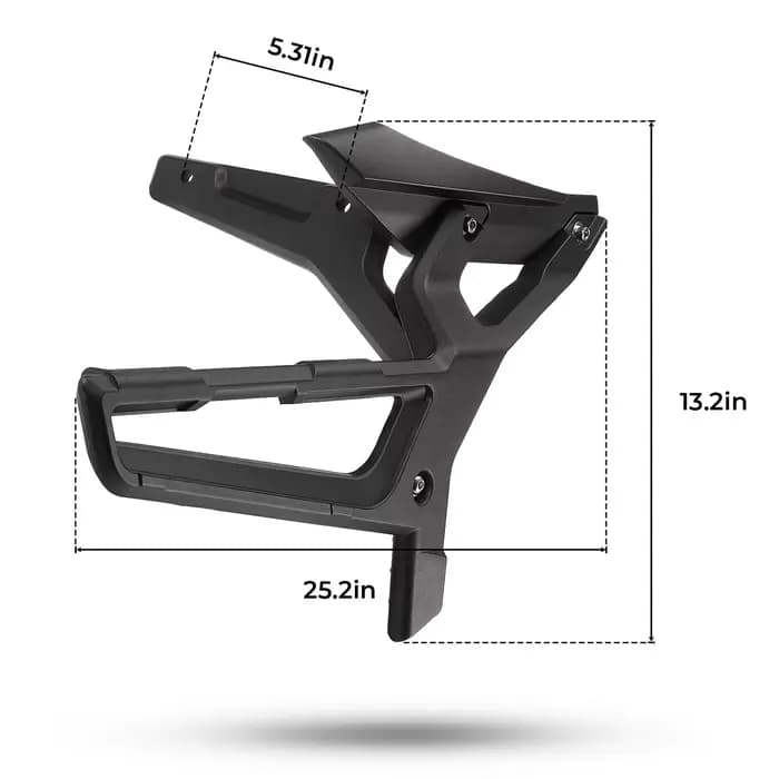 Kit de porte-bagages pour sacoches en aluminium ON-ROAD 219400856 Pour Can-Am Ryker 600 900 Sport
