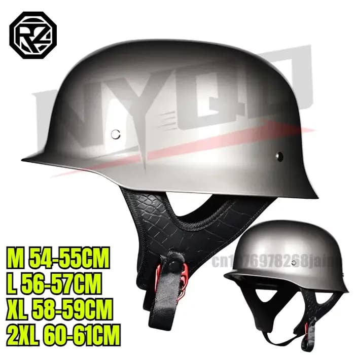 Casque de Moto classique allemand Vintage