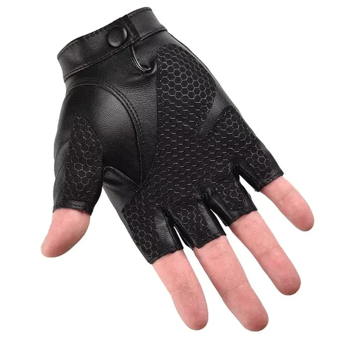Gants de moto en cuir pour hommes et femmes