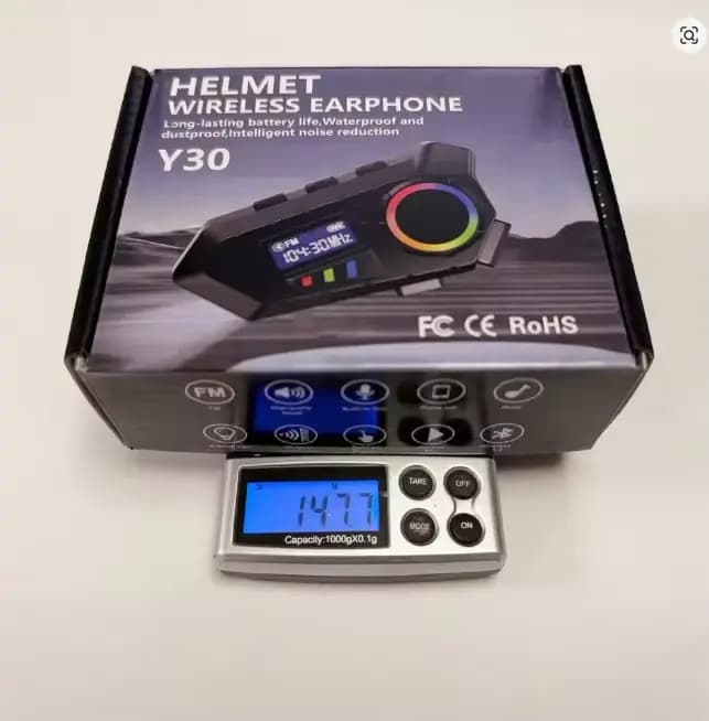Casque de moto sans fil