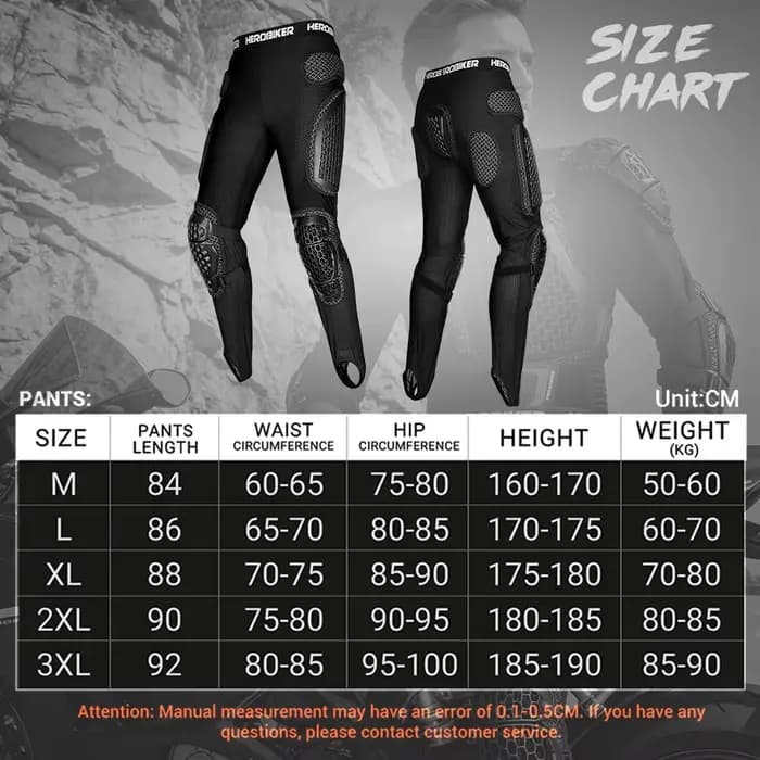 Pantalon de moto blindé anti-chute respirant pour tout-terrain