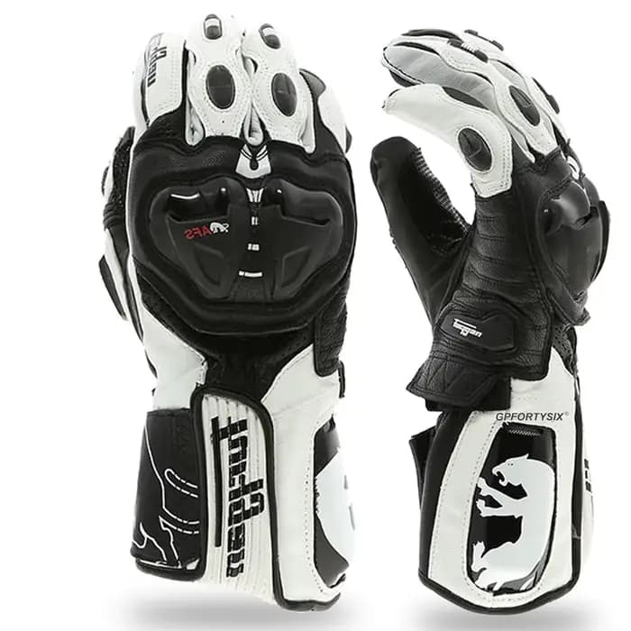 Furygan longs gants de moto en cuir certifié CE
