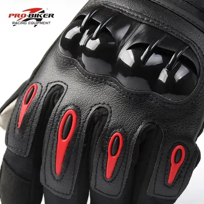 Gants de course de Moto imperméables coupe-vent hiver chaud en cuir cyclisme vélo résistant au froid
