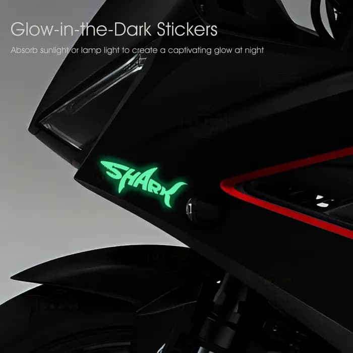 Autocollant lumineux de moto
