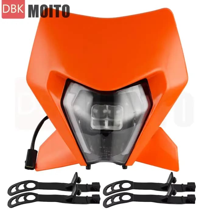 Lampe frontale pour Motocross Enduro