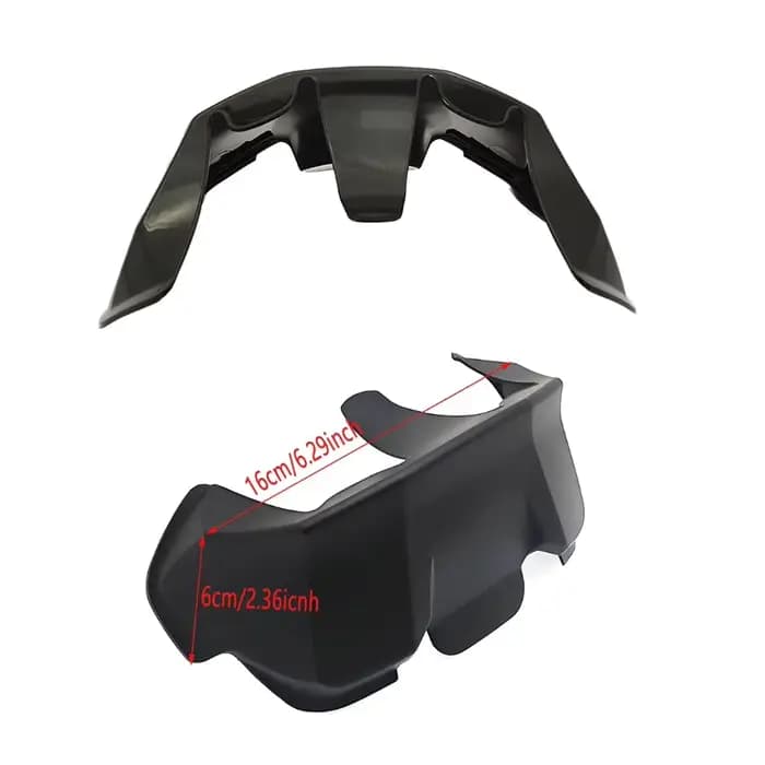 Becquet de casque de moto ABS