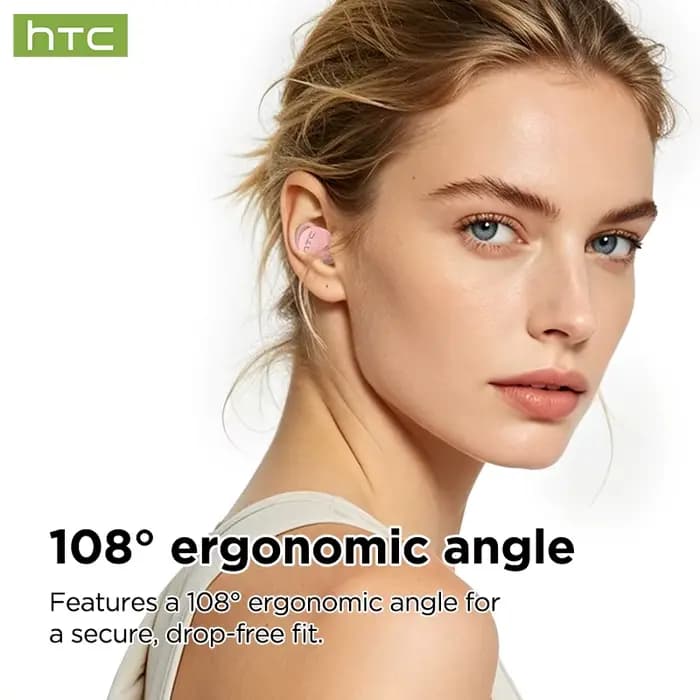 Écouteurs sans fil Bluetooth HTC NE91 pour le sommeil, réduction du bruit, longue autonomie, adaptés aux dormeurs latéraux