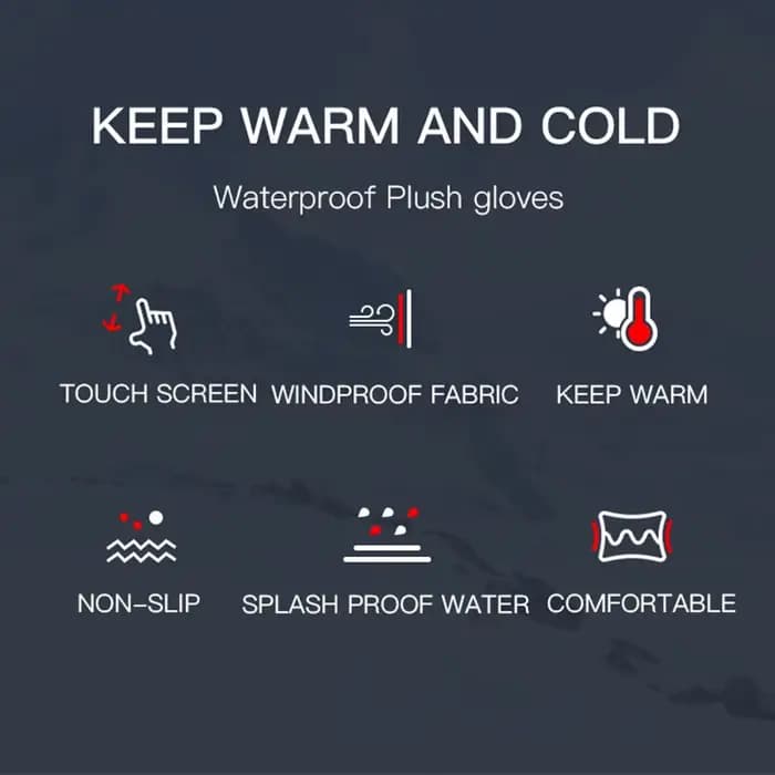 Gants polaires d'hiver pour hommes et femmes