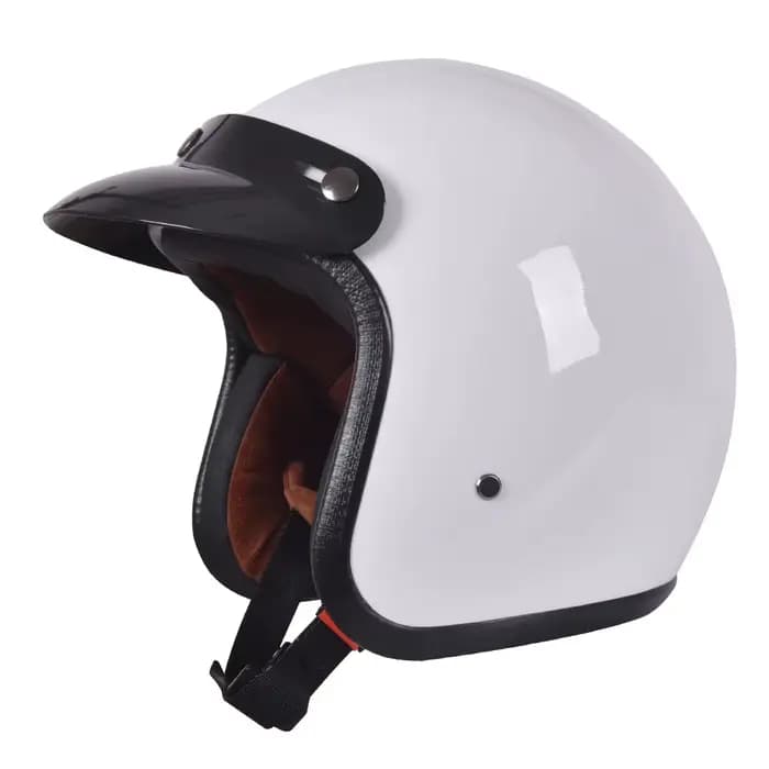 Casque de moto vintage homologué DOT