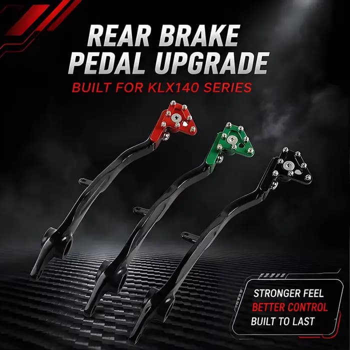 Accessoires de moto, levier de frein arrière forgé anti-chute pour Kawasaki KLX140 KLX140L KLX140G KLX 140 140L KLX 140G