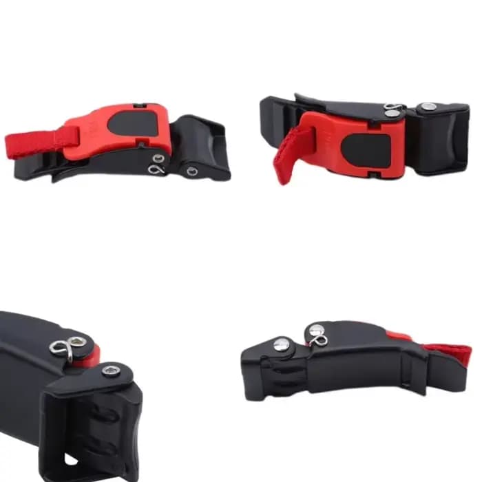 Clip de fixation rapide pour mentonnière de casque de moto