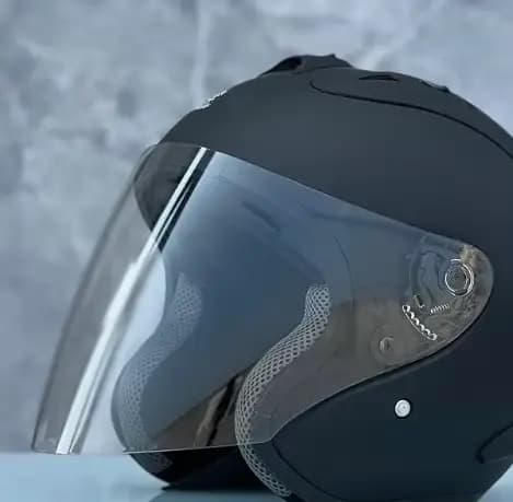 Ram4 noir mat demi-casque hommes et femmes moto tout-terrain casque d'été descente course montagne croix Casco Capacete GHZ
