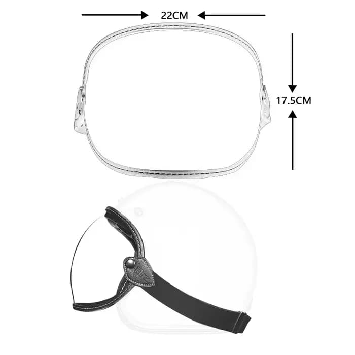 Casque de Moto Rétro avec Lunettes