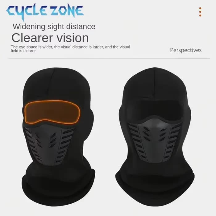 Masque thermique d'hiver pour moto
