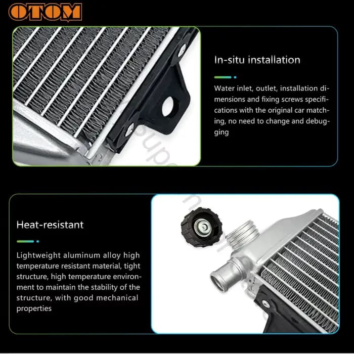 Kit de radiateur gauche et droit pour moto 2023-2026