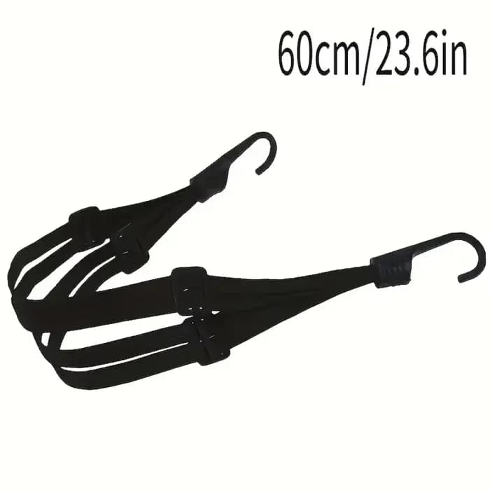 Valise élastique universelle pour moto avec crochet de sécurité - Transport polyvalent de casque et équipement en
